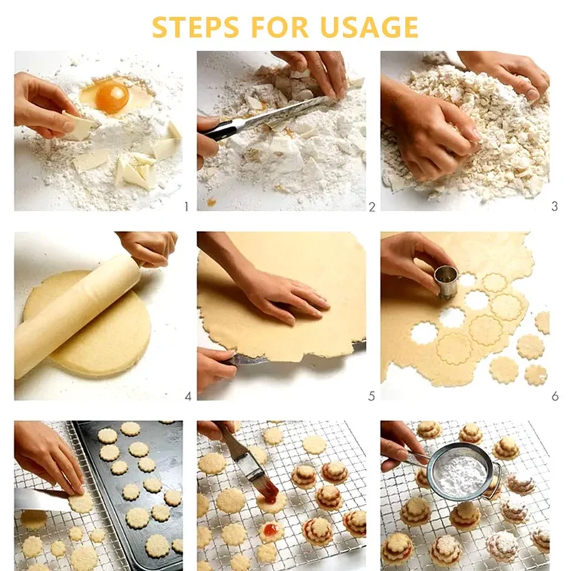 Emporte-pièces pour biscuits en acier inoxydable - 24 pièces assorties