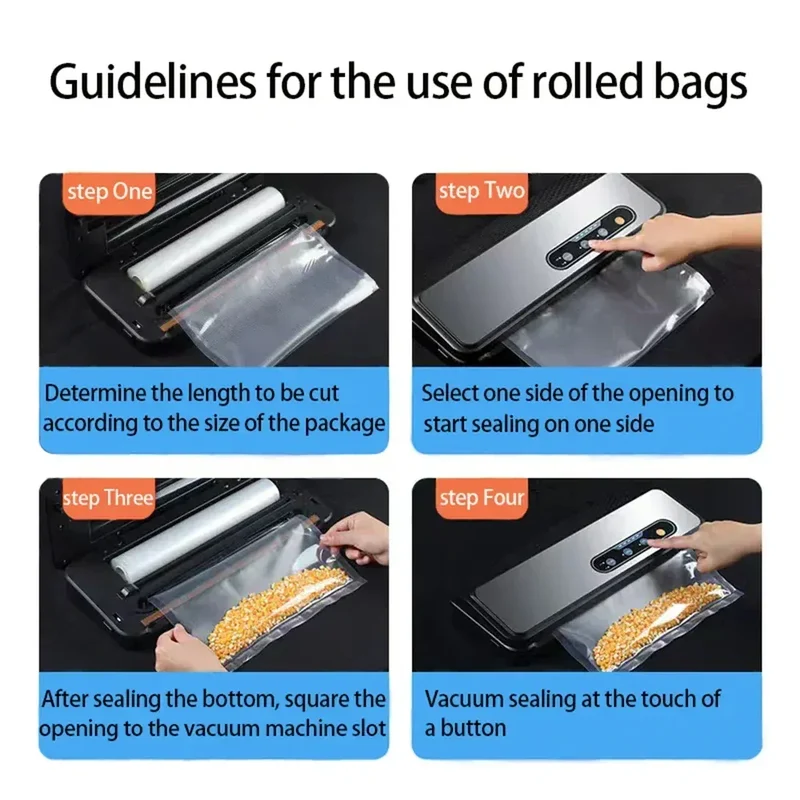 Sacs Sous Vide Alimentaire Rouleau 500 cm - BPA-Free