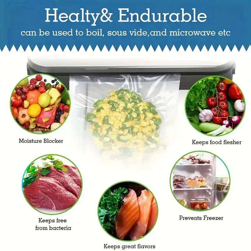 Sacs Sous Vide Alimentaire Transparent - Lot de 50 Unités