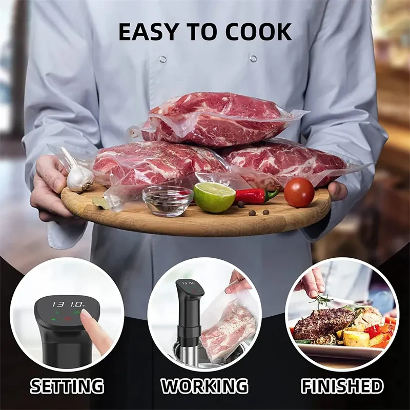 Cuiseur Sous Vide à Immersion 1800W avec Affichage LED Digital