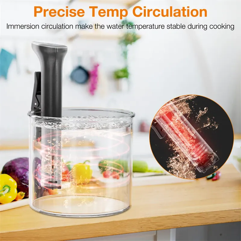 Cuiseur Sous Vide à Immersion 1800W avec Affichage LED Digital