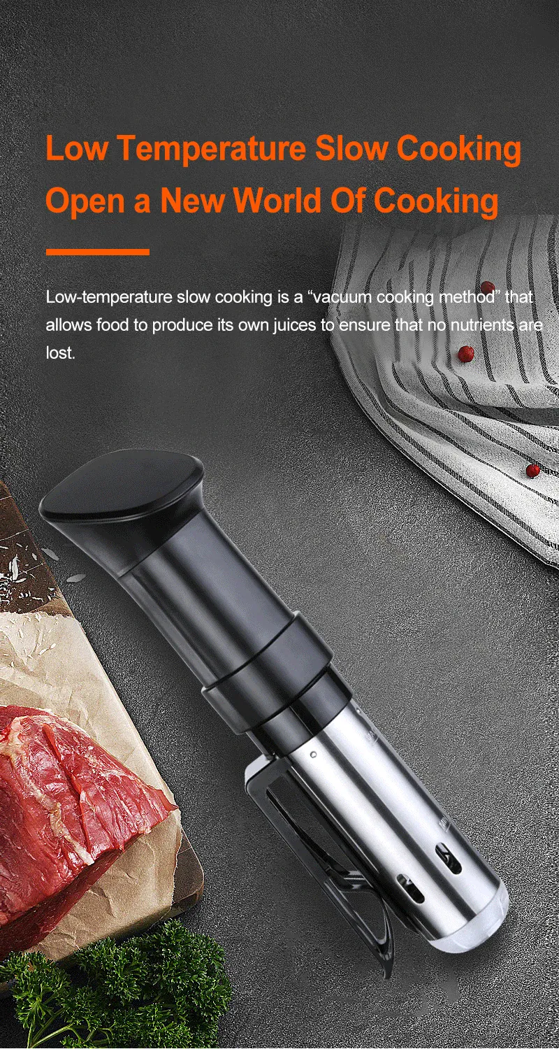 Cuiseur Sous Vide à Immersion 1800W avec Affichage LED Digital