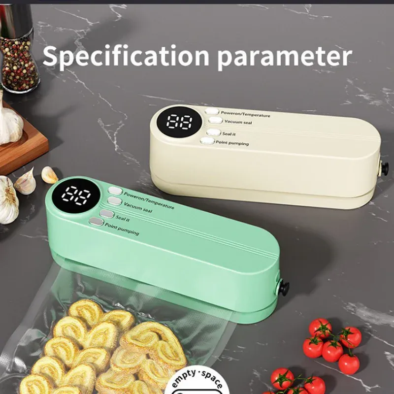 Scelleuse Alimentaire Portable Automatique pour Mise Sous Vide