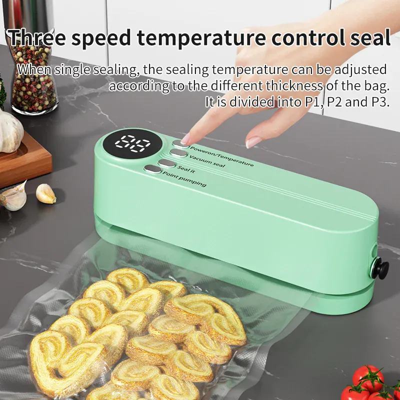 Scelleuse Alimentaire Portable Automatique pour Mise Sous Vide