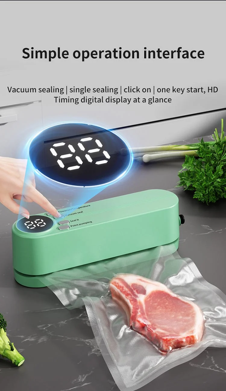 Scelleuse Alimentaire Portable Automatique pour Mise Sous Vide