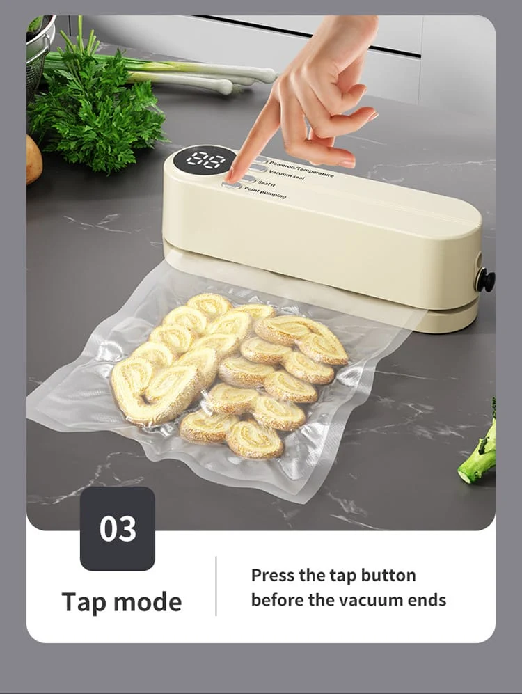 Scelleuse Alimentaire Portable Automatique pour Mise Sous Vide
