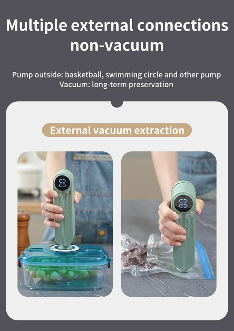 Scelleuse Alimentaire Portable Automatique pour Mise Sous Vide