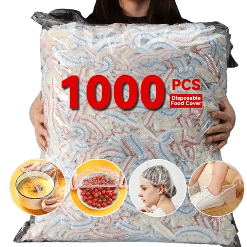 Films Alimentaires Jetables Colorés Transparent - Lot de 50 à 1000