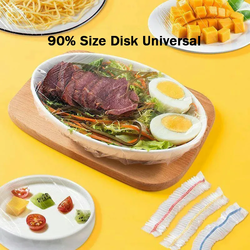Films Alimentaires Jetables Colorés Transparent - Lot de 50 à 1000