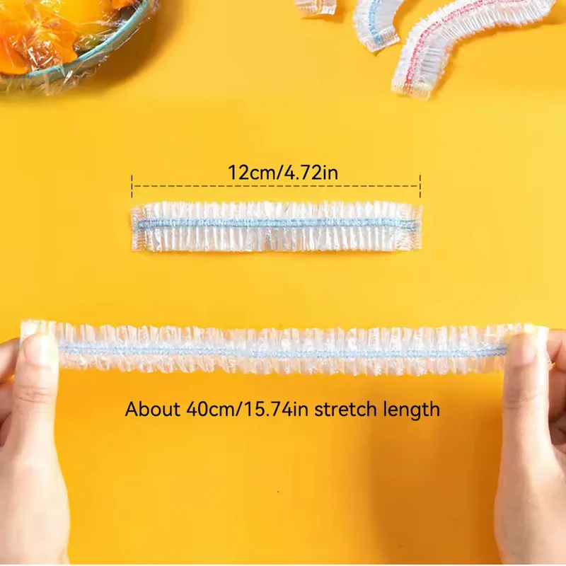 Films Alimentaires Jetables Colorés Transparent - Lot de 50 à 1000