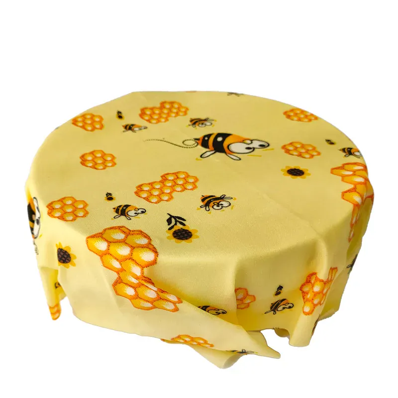Film Alimentaire Cire d'Abeille Lot de 3 Motifs Écologiques