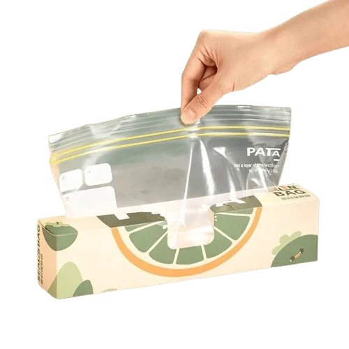 Sacs de Conservation Alimentaire Réutilisables avec Zip - Lot de 6