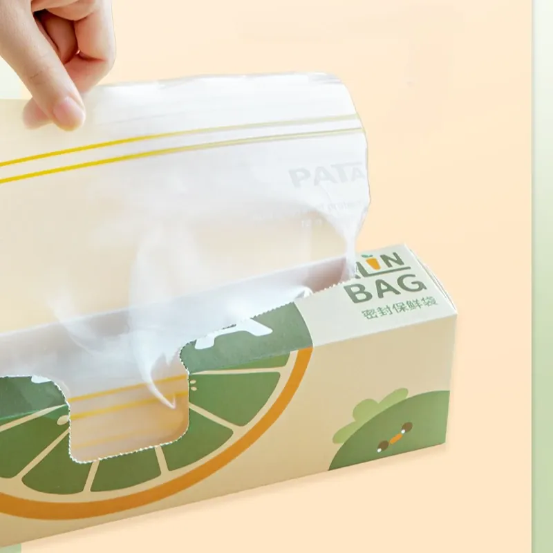 Sacs de Conservation Alimentaire Réutilisables avec Zip - Lot de 6