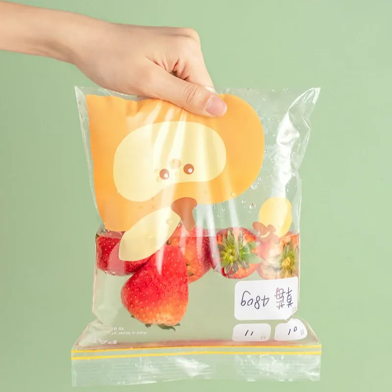 Sacs de Conservation Alimentaire Réutilisables avec Zip - Lot de 6