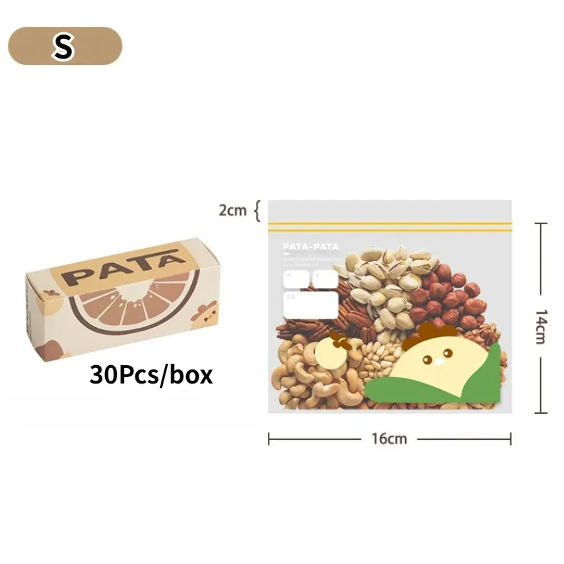 Sacs de Conservation Alimentaire Réutilisables avec Zip - Lot de 6