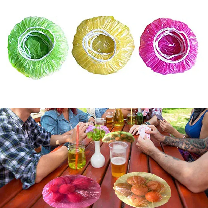 Couvercles Élastiques pour Bols et Tasses - Lot de 60