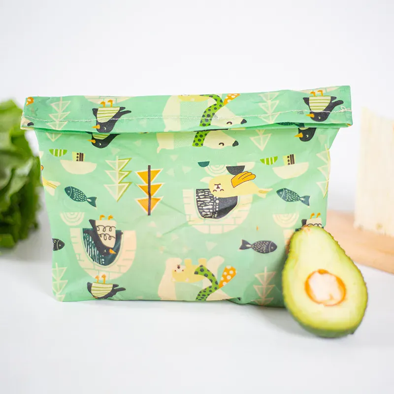 Emballage Alimentaire Cire d'Abeille Réutilisable - Lot de 2