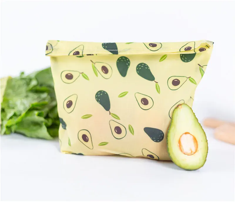 Emballage Alimentaire Cire d'Abeille Réutilisable - Lot de 2