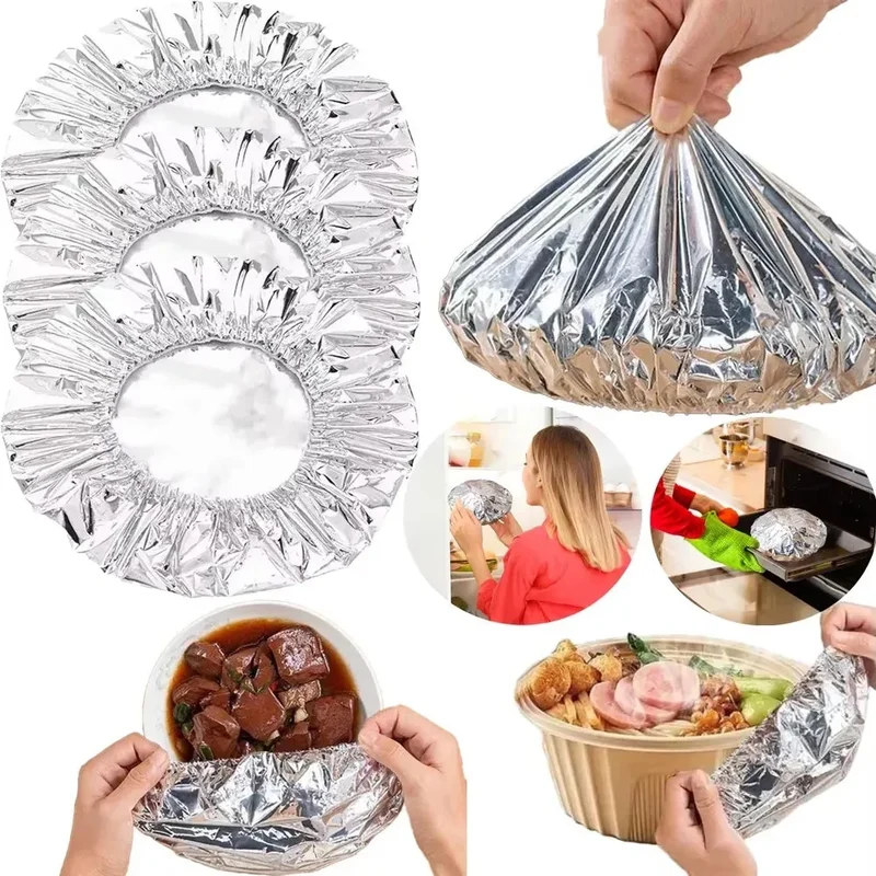 Couvercles Alimentaires en Aluminium - Lot de 10 à 60 Pieces