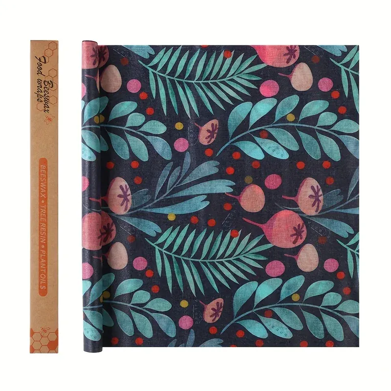 Film Alimentaire Cire d'Abeille Réutilisable 100x30 cm - Lot de 1