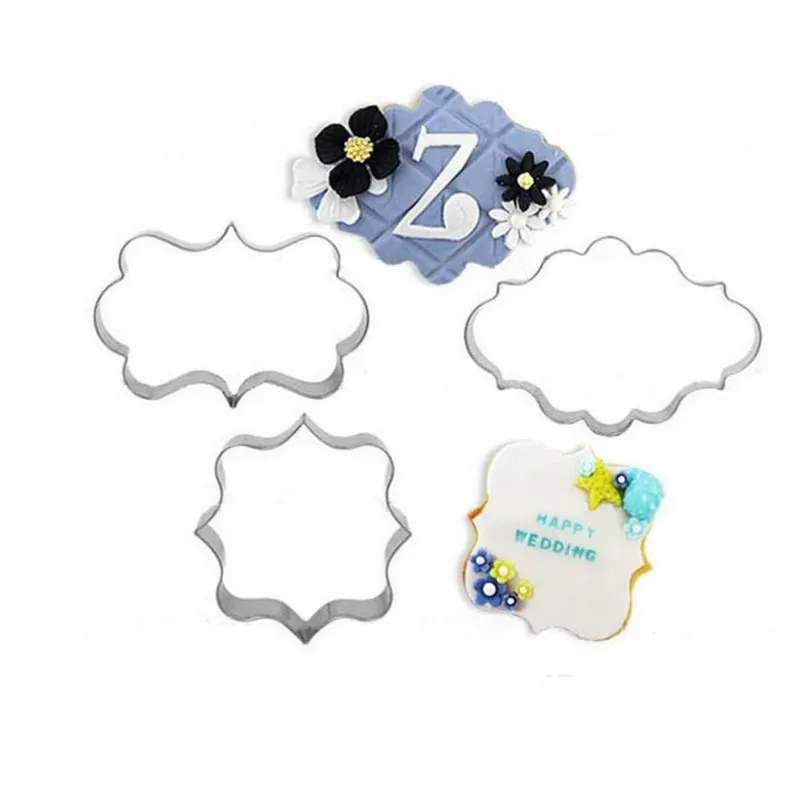 Emporte-pièces à biscuits en inox - Set de 3 formes variées