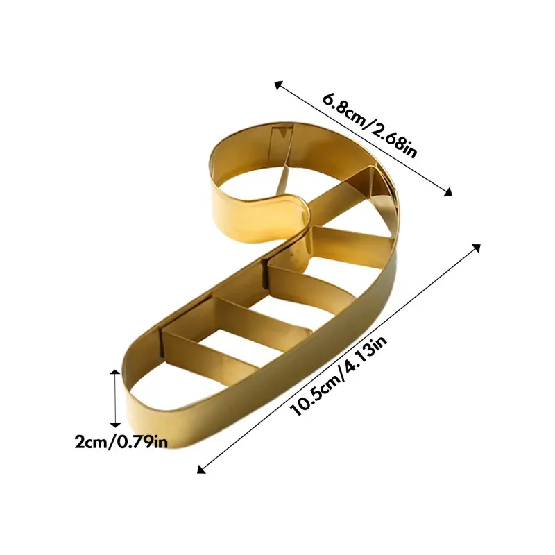 Emporte-pièces de Noël en Acier Inoxydable – Set de 6 Formes Festives