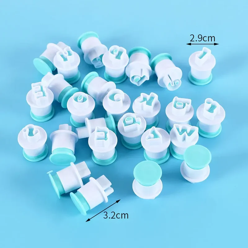 Emporte-pièces en Silicone Lettres et Chiffres pour Pâtisserie