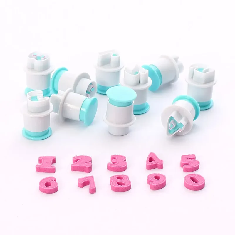 Emporte-pièces en Silicone Lettres et Chiffres pour Pâtisserie