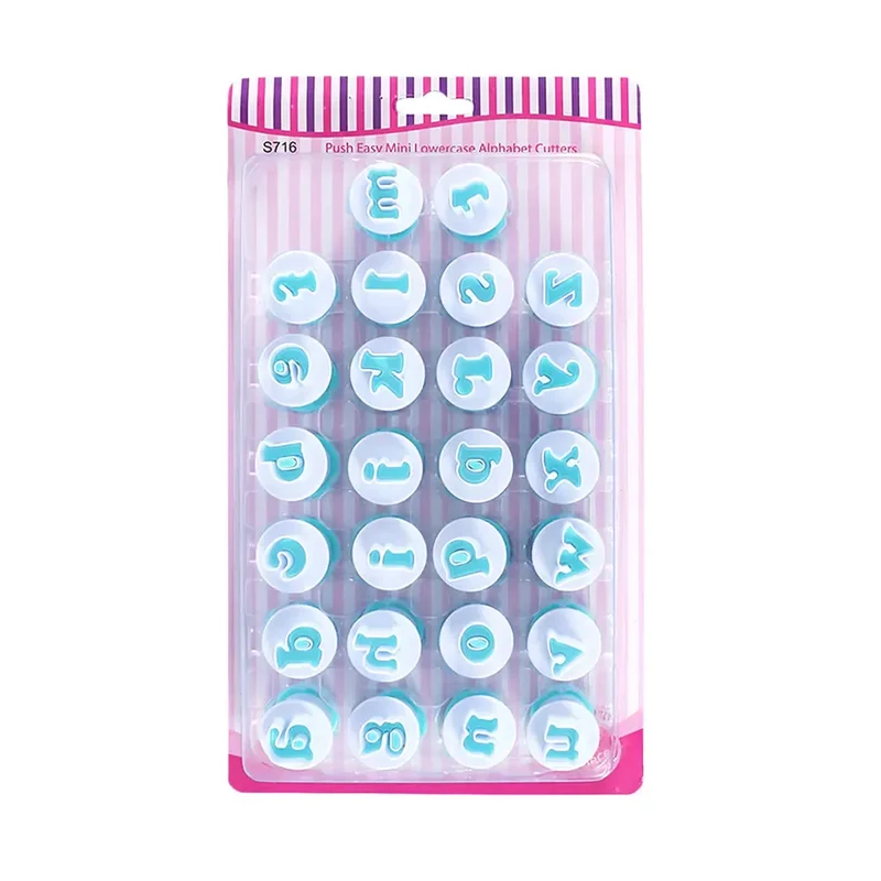 Emporte-pièces en Silicone Lettres et Chiffres pour Pâtisserie