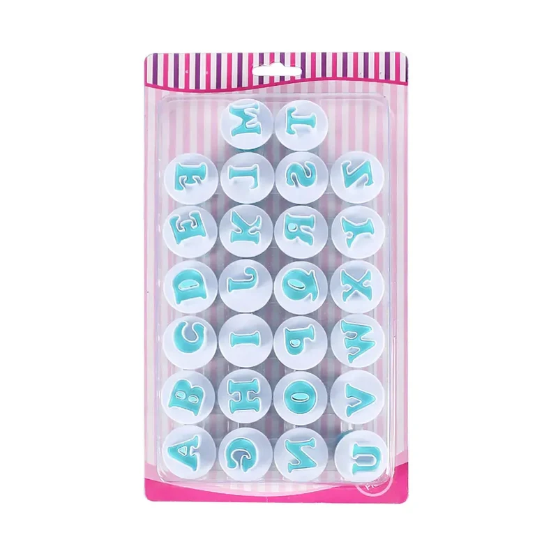 Emporte-pièces en Silicone Lettres et Chiffres pour Pâtisserie