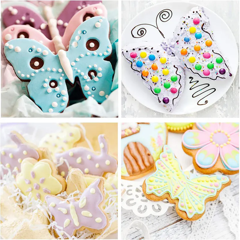 Emporte-pièces à Biscuits en Acier Inoxydable - 5 Pièces Papillon