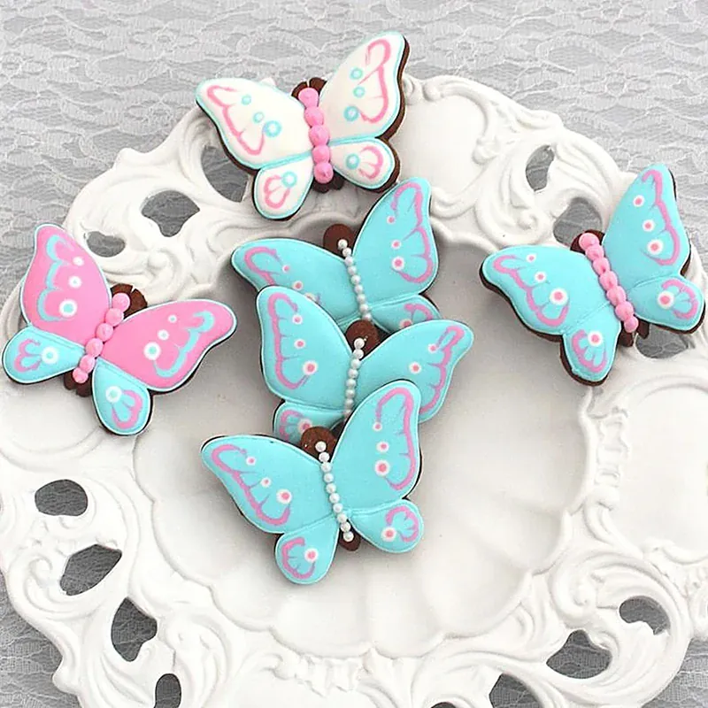 Emporte-pièces à Biscuits en Acier Inoxydable - 5 Pièces Papillon