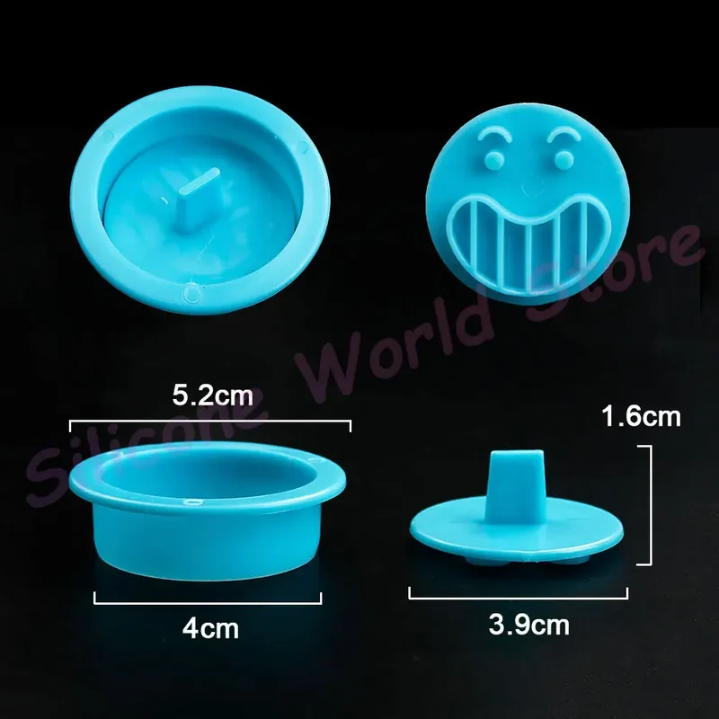 Emporte-pièce en silicone 13 pièces - Visages souriants pour pâtisserie