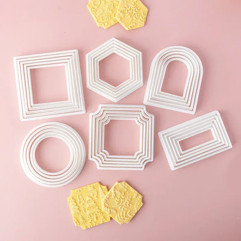 Emporte-pièce à Pâtisserie - Ensemble de 6 Formes Géométriques