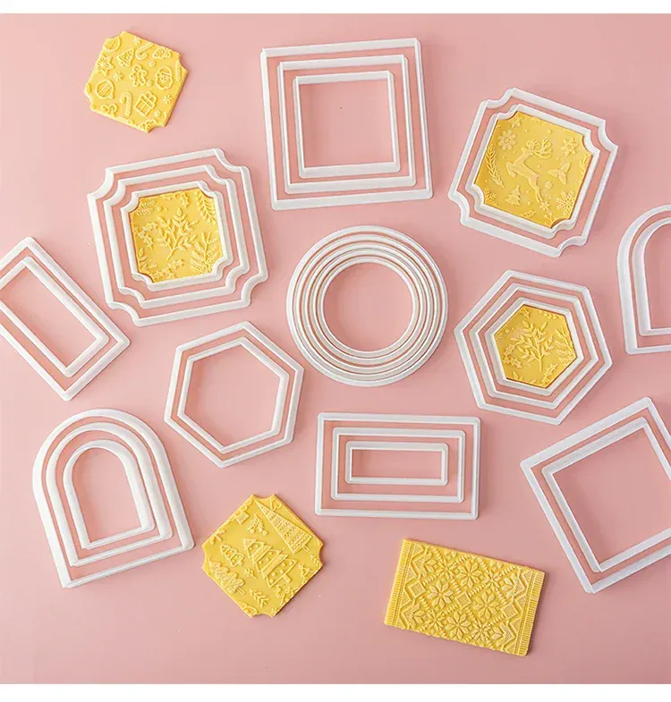 Emporte-pièce à Pâtisserie - Ensemble de 6 Formes Géométriques
