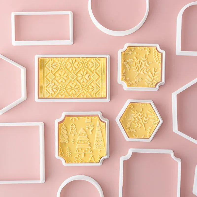Emporte-pièce à Pâtisserie - Ensemble de 6 Formes Géométriques