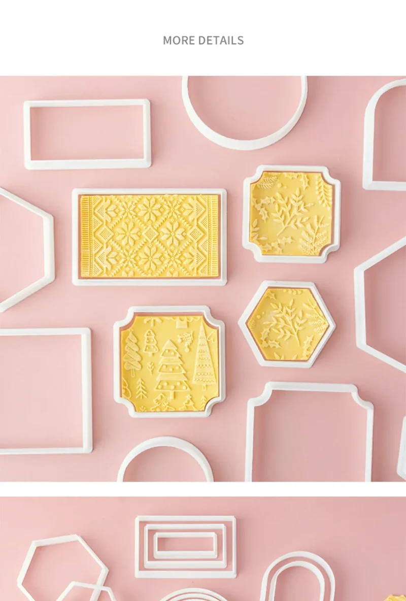 Emporte-pièce à Pâtisserie - Ensemble de 6 Formes Géométriques