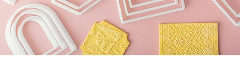 Emporte-pièce à Pâtisserie - Ensemble de 6 Formes Géométriques