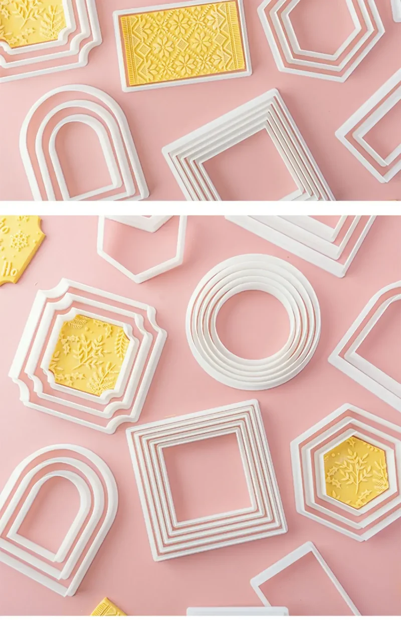 Emporte-pièce à Pâtisserie - Ensemble de 6 Formes Géométriques