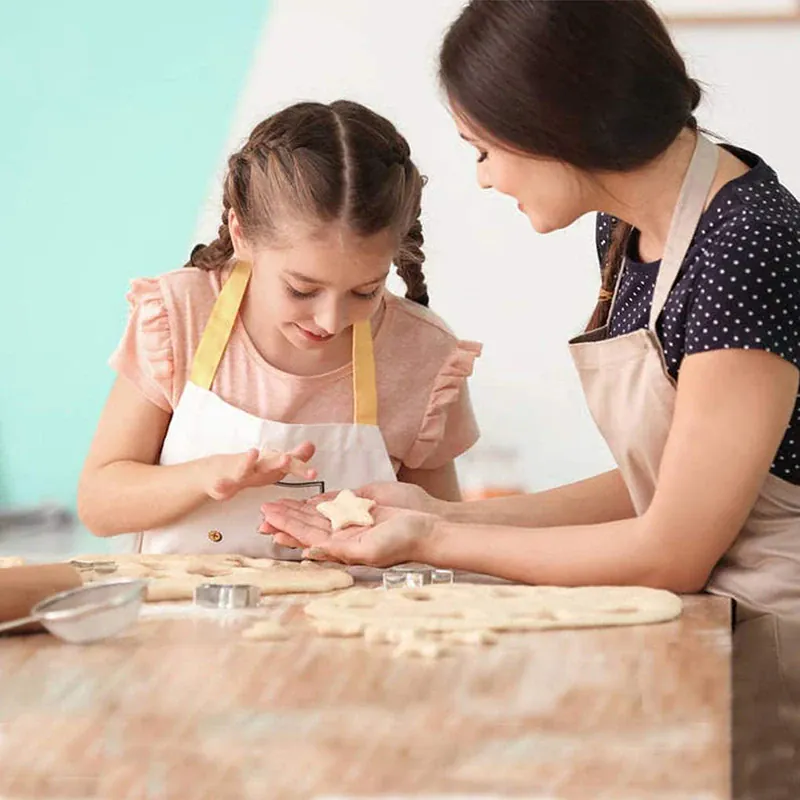 Emporte-pièces en métal géométriques - Set de 10 pour biscuits