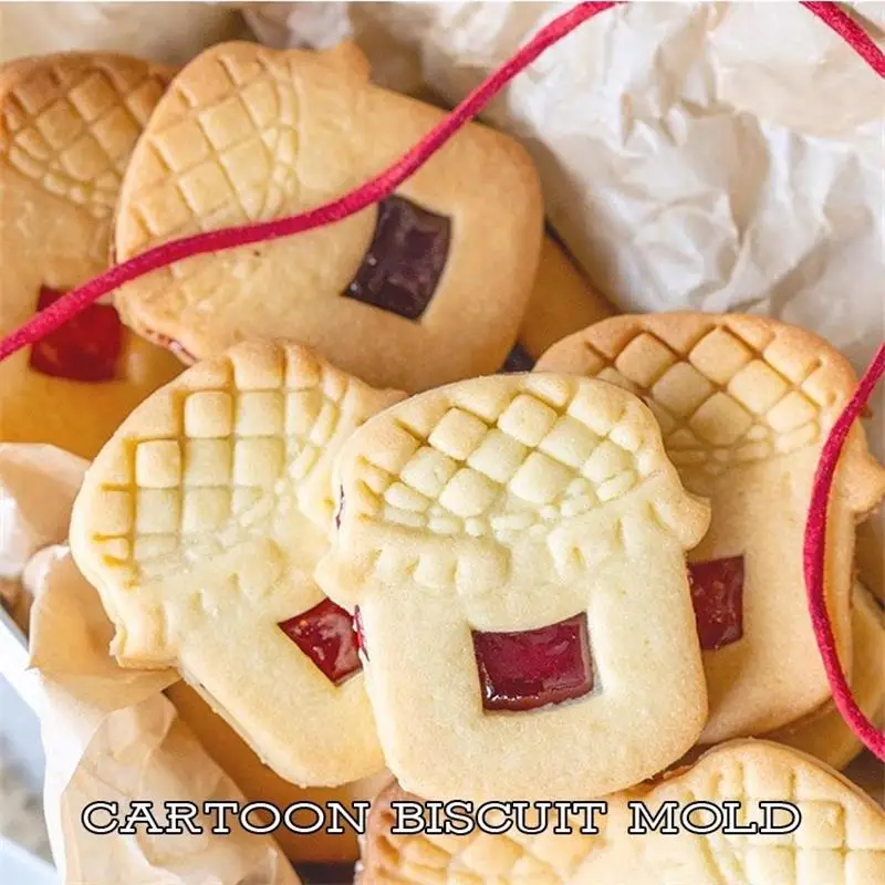 Emporte-pièces en plastique pour biscuits en forme de tartes - 3D Noël