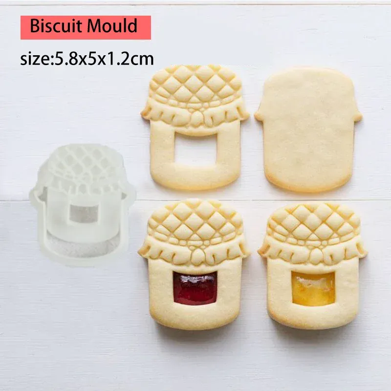 Emporte-pièces en plastique pour biscuits en forme de tartes - 3D Noël