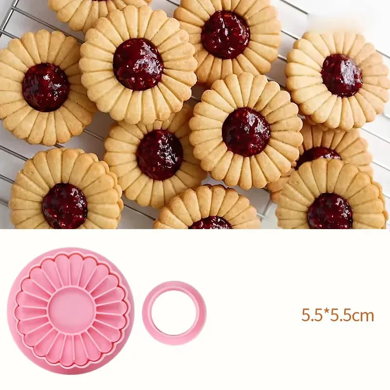 Emporte-pièces en plastique pour biscuits en forme de tartes - 3D Noël