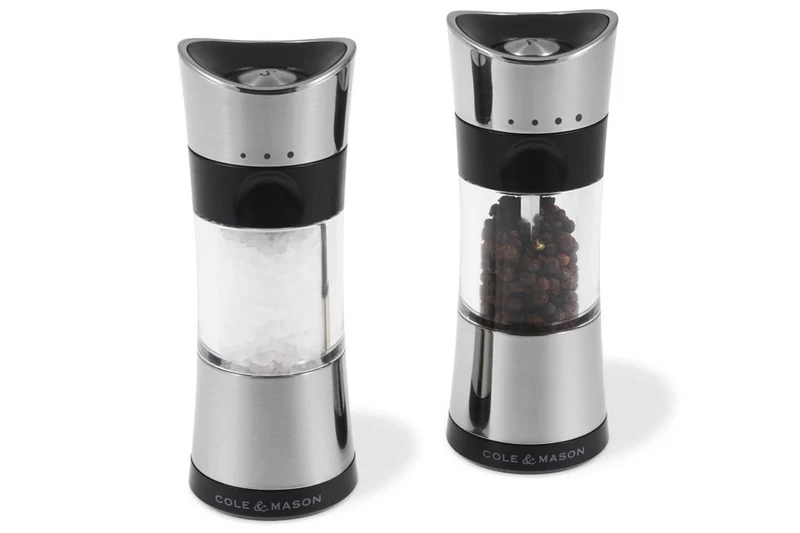 Coffret moulins sel et poivre Cole & Mason Horsham en acrylique et inox 15,4cm