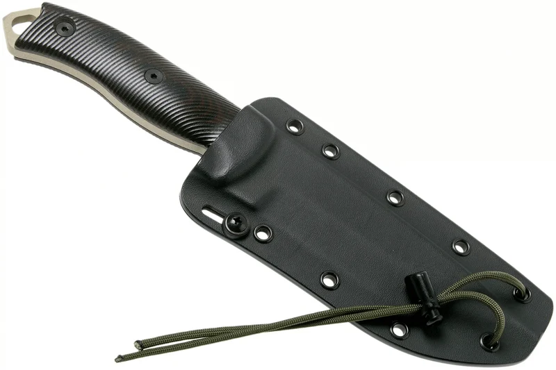 Couteau Esee 5 5PDT-004 lame carbone 13,2cm manche G10 noir/rouge + étui
