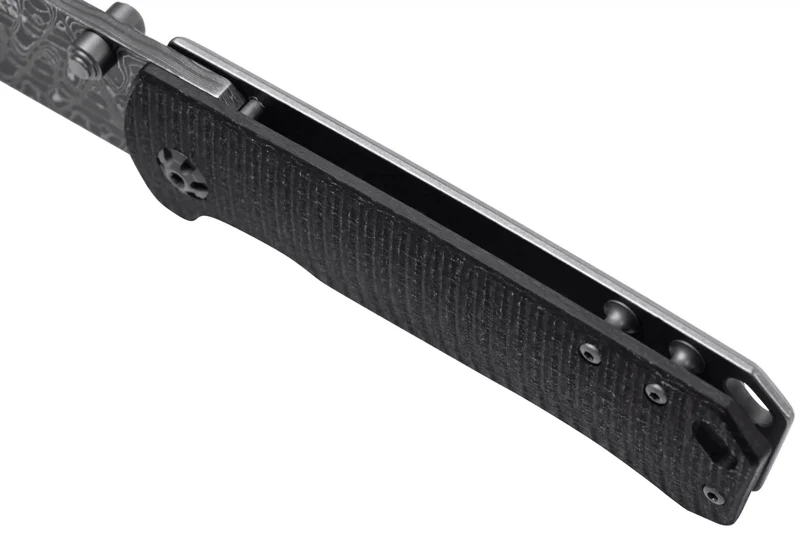 Couteau pliant Böker Tiger Damas 111103DAM manche en micarta noir 11,5cm