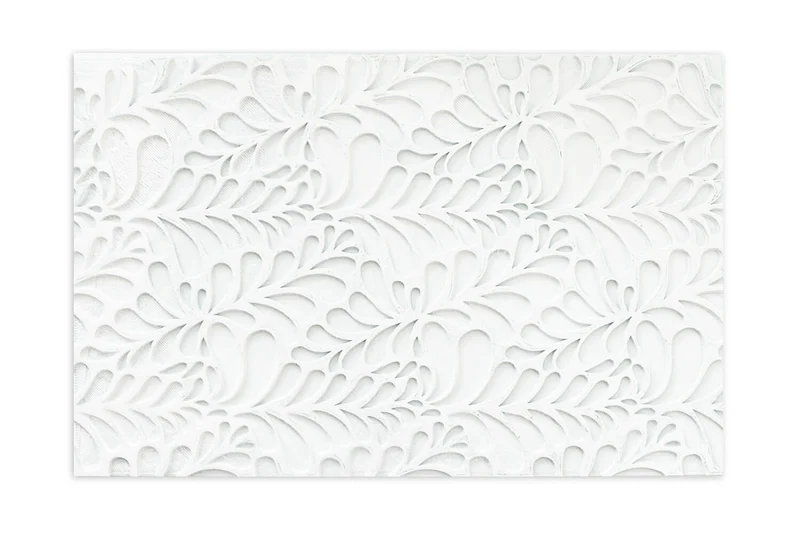 Tapis 3D pour bûche Scrapcooking en silicone motif ondine