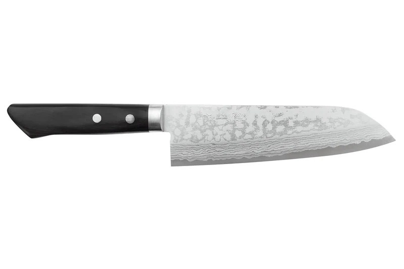 Couteau santoku 16,5cm japonais artisanal Masutani VG10 Damas