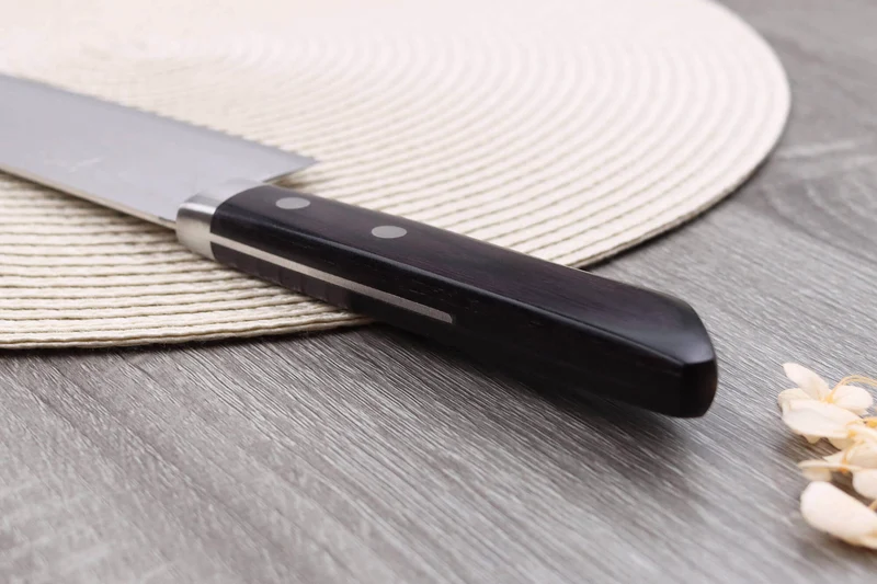 Couteau nakiri 16,5cm japonais artisanal Masutani VG10 Damas