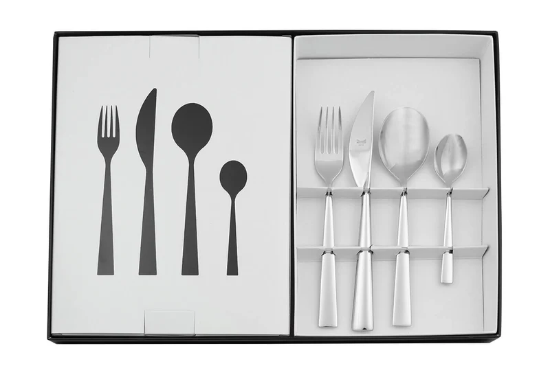 Ménagère 24 pièces Mepra Energia en acier inox 18/10